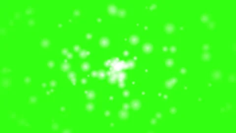 Abstract bokeh lights on green screen background 動画素材 345975652