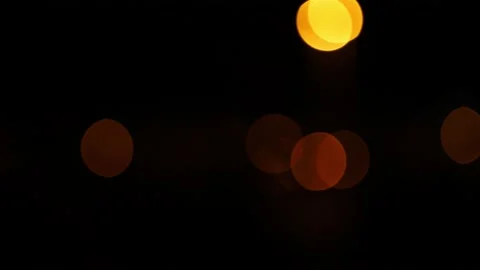 Abstract bokeh lights in the night Stock Footage 192799411