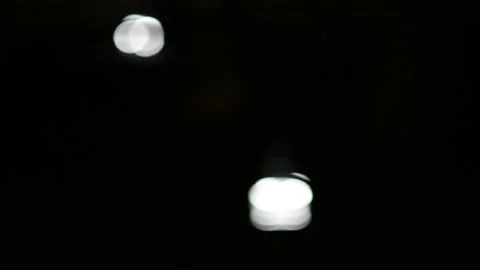 Abstract bokeh lights in the night Video stock 193058400