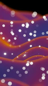 Abstract bokeh lights over gradient background with blue, purple, and orange  Stock-Illustration