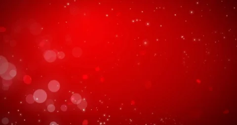 Abstract bokeh lights on the red Happy Valentines day background. Stock Footage 100971849