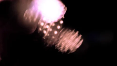 Abstract bokeh lights, subtle and sparkly on a background Stock Footage 125651595