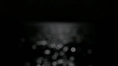 Abstract bokeh monlight reflecting from nightly lake motion background Stock Footage 54563031