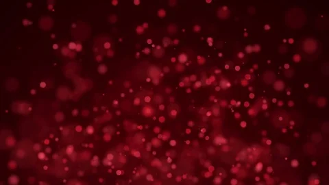 Abstract bokeh motion background loop red Stock Footage 83997807