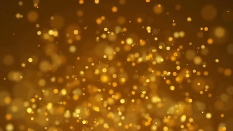 Abstract bokeh motion background loop gold Video stock 83997830