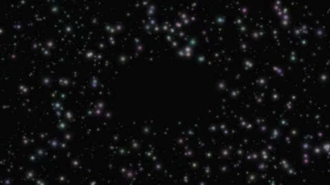 Abstract Bokeh Particle Drift Dark Loop Background Soft Visual Stock Footage 332559689