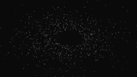 Abstract Bokeh Particle Drift Dark Loop Background Soft Visual Stock Footage 332710954