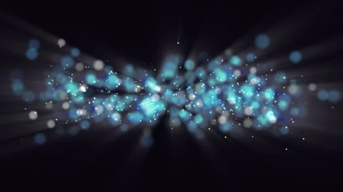 Abstract bokeh particle: Seamless loop Stock Footage