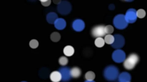 Abstract Bokeh Particles of Blue White 4K 動画素材 133597075