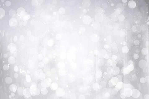 Abstract bokeh pattern is shining in flat design with glowing white circles Stock Photos