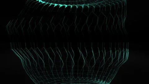 Abstract bokeh plexuses background Stock Footage 336933979