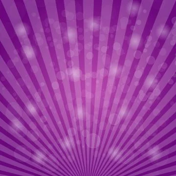Abstract bokeh on purple background Stock Illustration