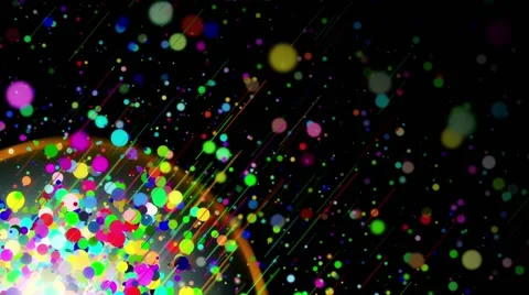 Abstract Bokeh Rain 1 Stock Footage 60977280