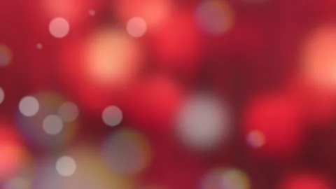Abstract Bokeh Red Animation Backgrounds Loop for Christmas Lights Stock Footage 277023499