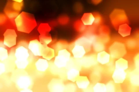 Abstract Bokeh red-fire light background texture. Illustration