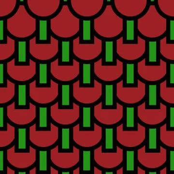 Abstract bold circular pattern illustration Stock Illustration