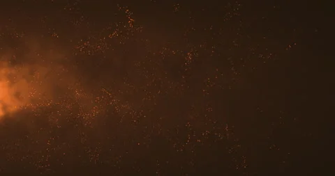 An abstract bonfire burning in the wind Stock Footage 233098050