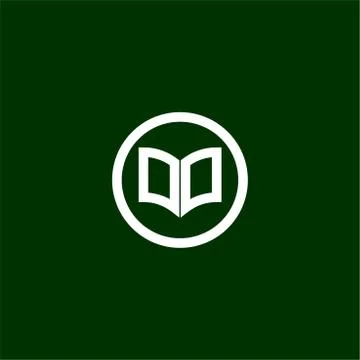 Abstract book vector design represents publishing work, education logo, signs Stock Illustration