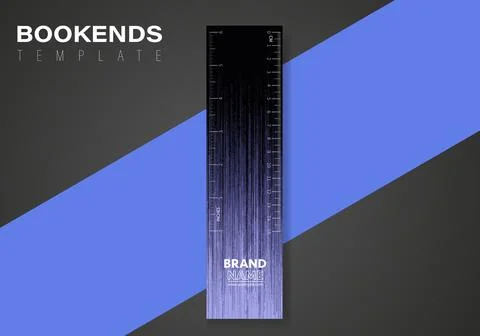 Abstract bookmark design. Vector abstract bookmark template. イラスト素材