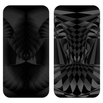 Abstract Bookmark or Background Set. Vector eps10 Illustrazione stock
