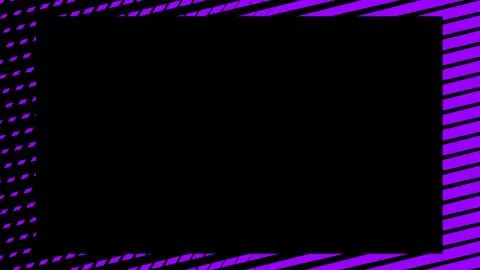 Abstract border duotone background . Hypnosis purple halftone psychedelic art Stock Illustration