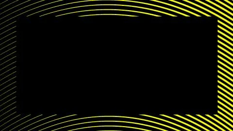 Abstract border duotone background . Hypnosis yellow halftone psychedelic art Stock Illustration