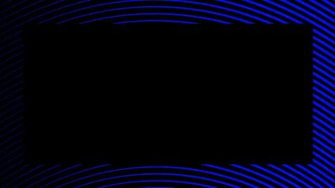 Abstract border duotone background . Hypnosis blue halftone psychedelic art . Stock Illustration