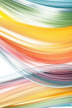 Abstract border isolated soft waves background Stock Photos