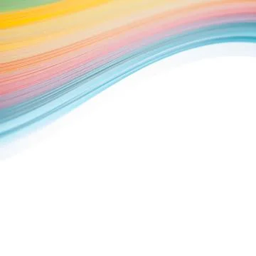 Abstract border isolated soft waves background Stock Photos