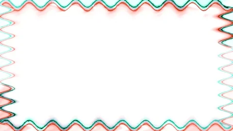 Abstract Border with Wavy Lines Stock Footage 284396621
