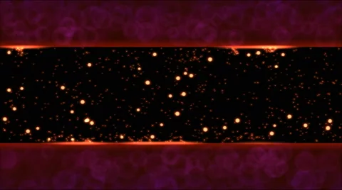 Abstract Bouncing Stars and Lights Animation - Loop Red Stock Footage 58621480