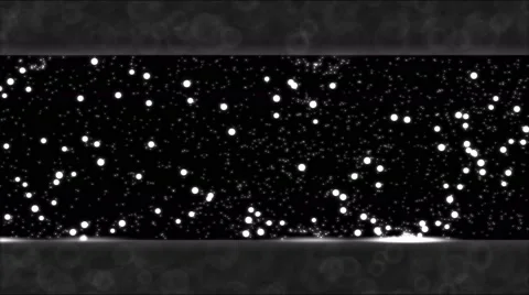 Abstract Bouncing Stars and Lights Animation - Loop Black and White Stock Footage 58622067