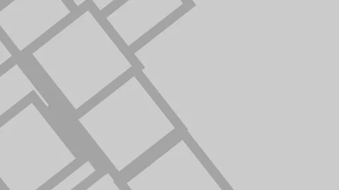 Abstract box lines on side are gray animated spinning Stock Footage 325539909