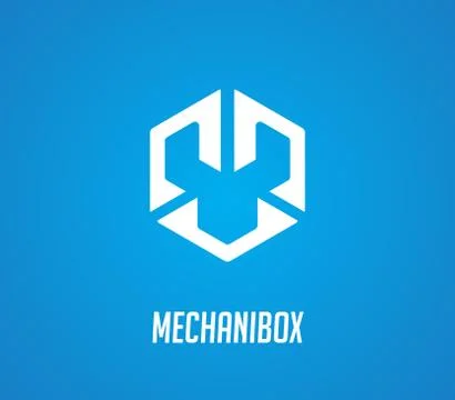 Abstract box of wrench. Isolated Vector Illustration Stock Illustration