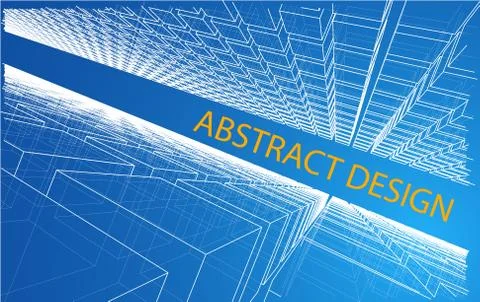 Abstract boxes background. Vector illustration Illustrazione stock