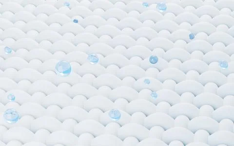 Abstract braided fabric background, 3d rendering. イラスト素材
