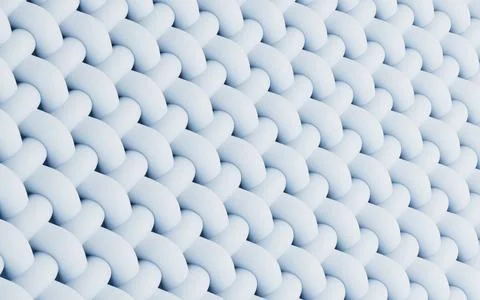 Abstract braided fabric background, 3d rendering. Stock Illustration