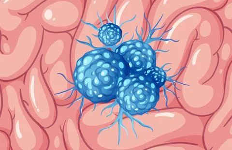 Abstract Brain Cells Vector Illustration Stock Illustration