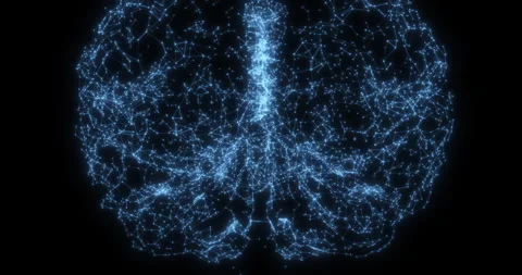 Abstract brain with changing neural connections Stock Footage 273778036