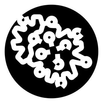 Abstract brain circuit network connecting thoughts and ideas イラスト素材