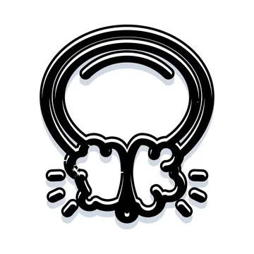 Abstract brain neuron connection vector icon design Stock Illustration