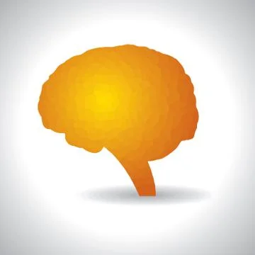 Abstract brain or mind symbol Stock Illustration