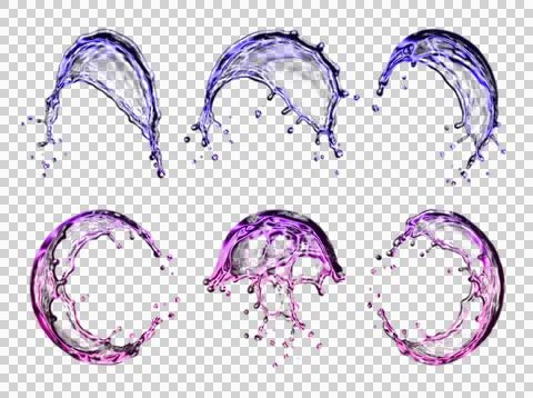 Abstract brain scan M R I with neural pathways in purple and blue hues Stock Illustration
