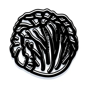 Abstract brain structure forming thought process illustration Stock Illustration
