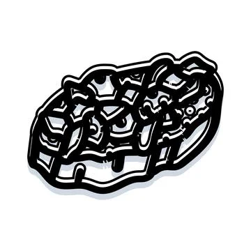 Abstract brain texture illustrating complex thought processes Stock-Illustration