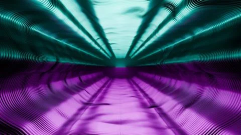 Abstract brain wave background in blue and red, with dynamic lines suggesting Illustrazione stock