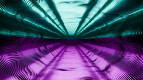 Abstract brain wave background in blue and red, with dynamic lines suggesting Illustrazione stock