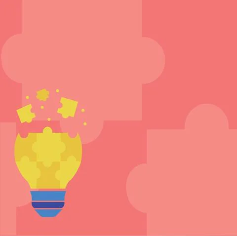 Abstract Brainstorming Problem Solutions Careful Thinking Concept Critical Stock Illustration