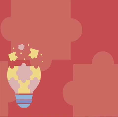 Abstract Brainstorming Problem Solutions Careful Thinking Concept Critical Stock Illustration
