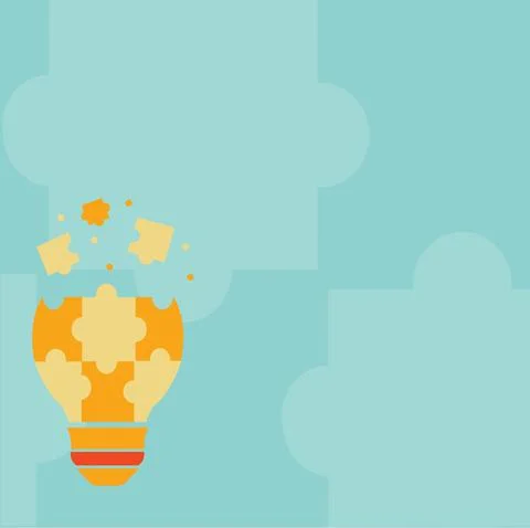 Abstract Brainstorming Problem Solutions Careful Thinking Concept Critical Stock Illustration
